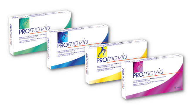 Promovia - Siringa preriempita a base di Acido Ialuronico sale sodico - 40 mg - 2 ml