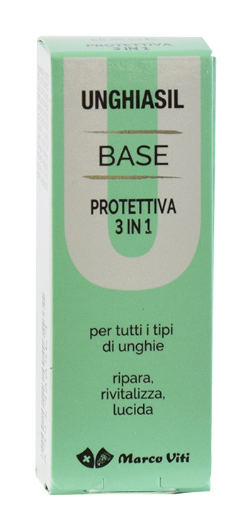 Unghiasil Base Protettiva 3 in 1 per tutti i tipi di unghie 10ml