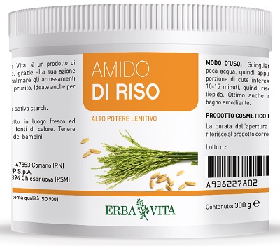 Erba Vita Amido Di Riso Per Uso Esterno Barattolo 300 g