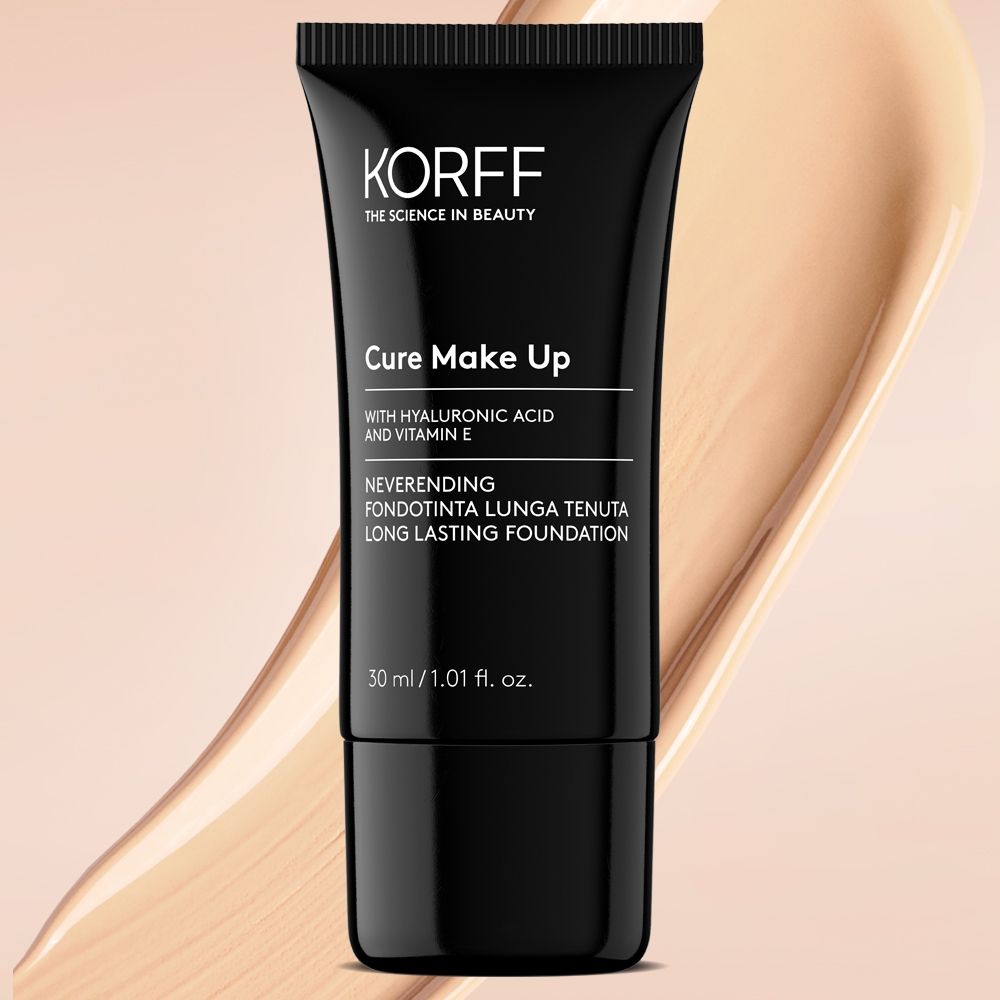 Korff Cure Make Up Fondotinta Idratante Neverending a Lunga Tenuta 02 30 mL