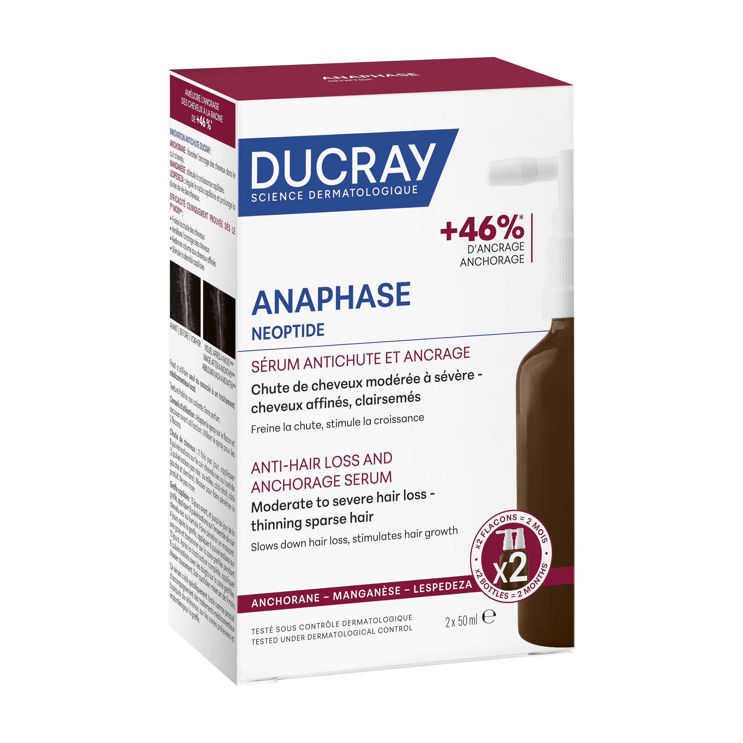 Ducray Anaphase Neoptide - Siero Anti-Caduta E Volumizzante 2 Flaconi Da 50 ml