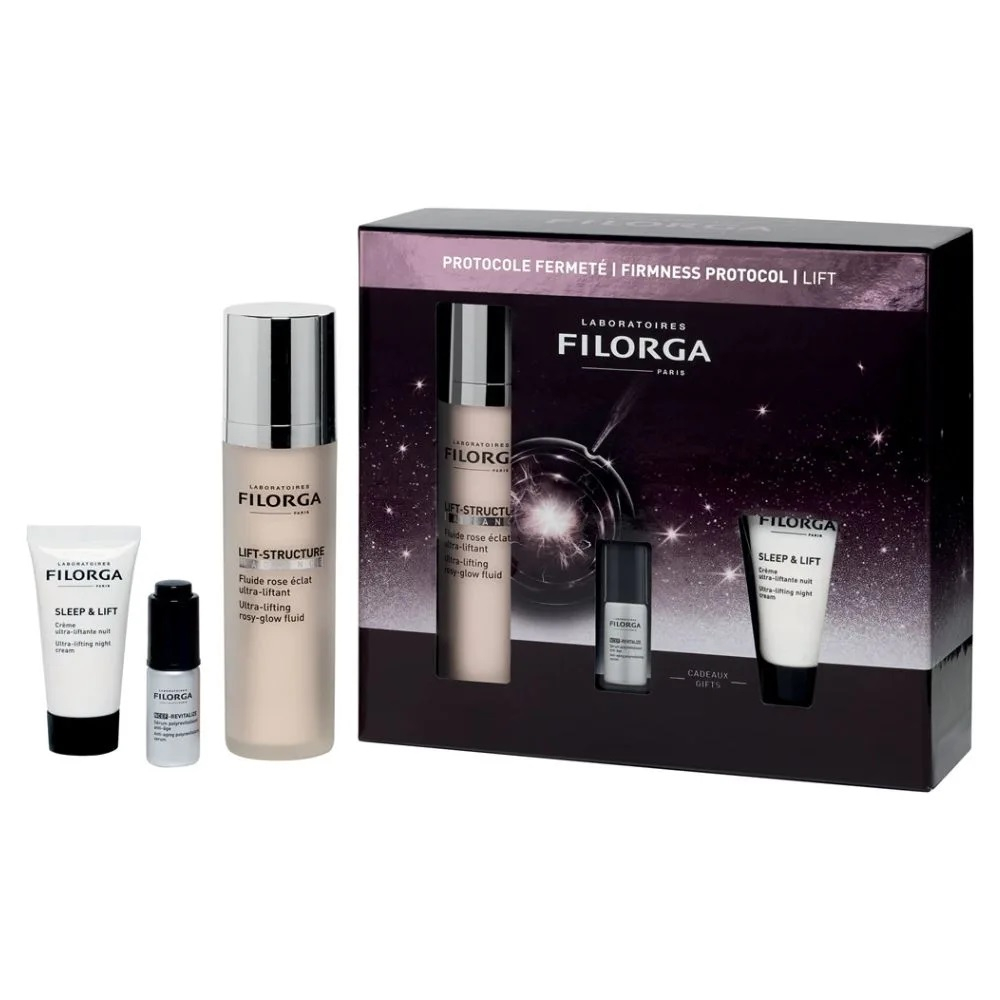 Filorga Cofanetto Protocollo Rassodante Lift-Structure Radiance 50ml + NCEF-Revitalize Serum 5ml + Sleep & Lift 15ml
