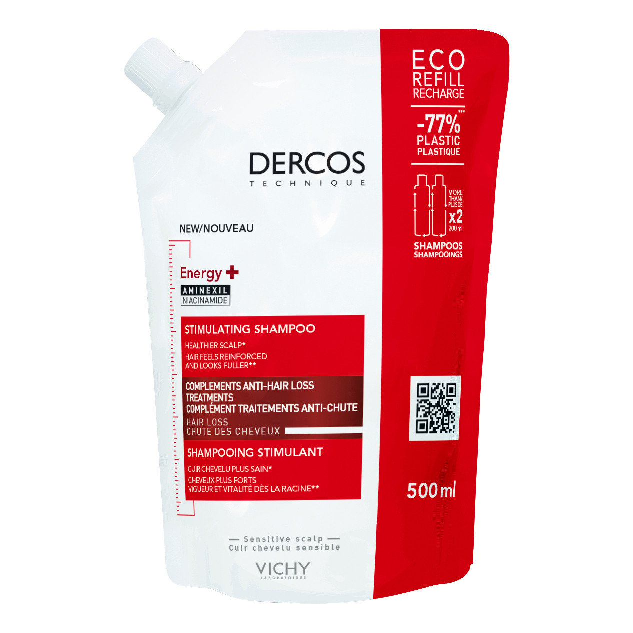 DERCOS Eco Ricarica Energizzante 500ml