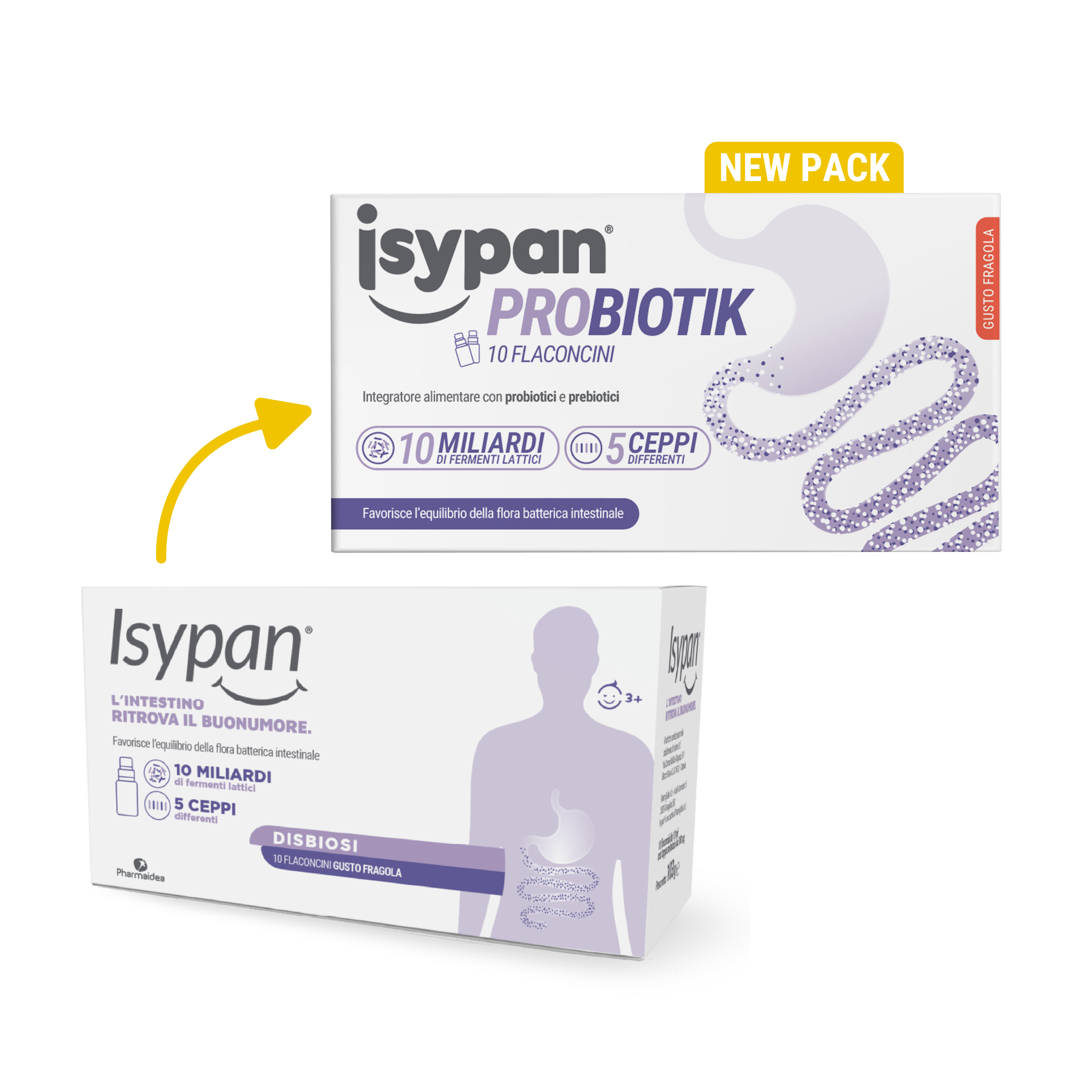 ISYPAN PROBIOTIK FERMENTI DISBIOSI 10 FLACONCINI