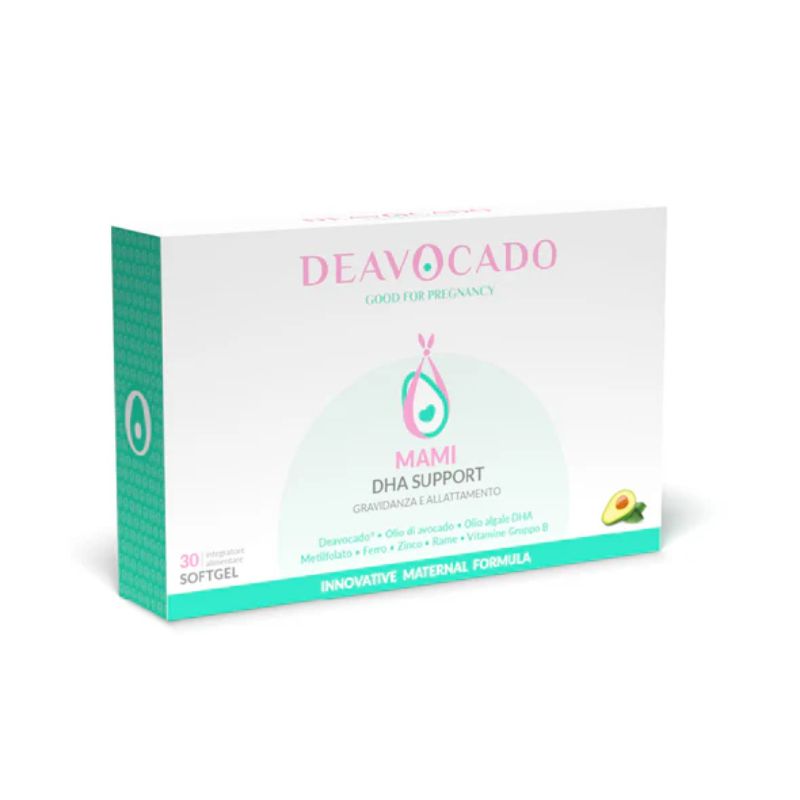 Deavocado - Mami Dha Support 30 Softgel - Integratore Per Gravidanza E Allattamento
