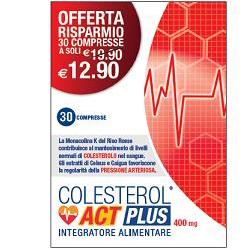 Colesterol Act Plus - Integratore per il Colesterolo - 30 compresse