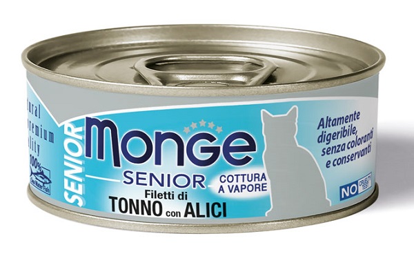 MONGE CAT SENIOR TONNO/ACCIUGH
