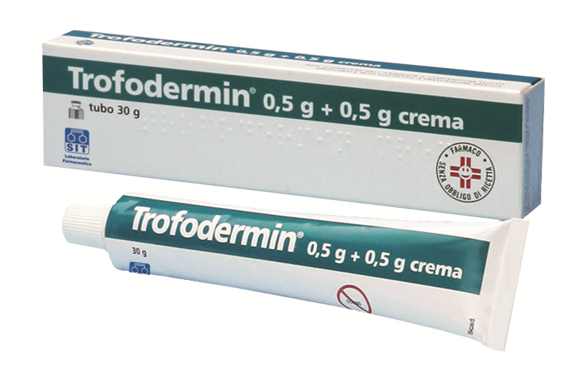 Trofodermin Crema Dermatologica 0,5g +0,5g Cicatrizzante 30 g