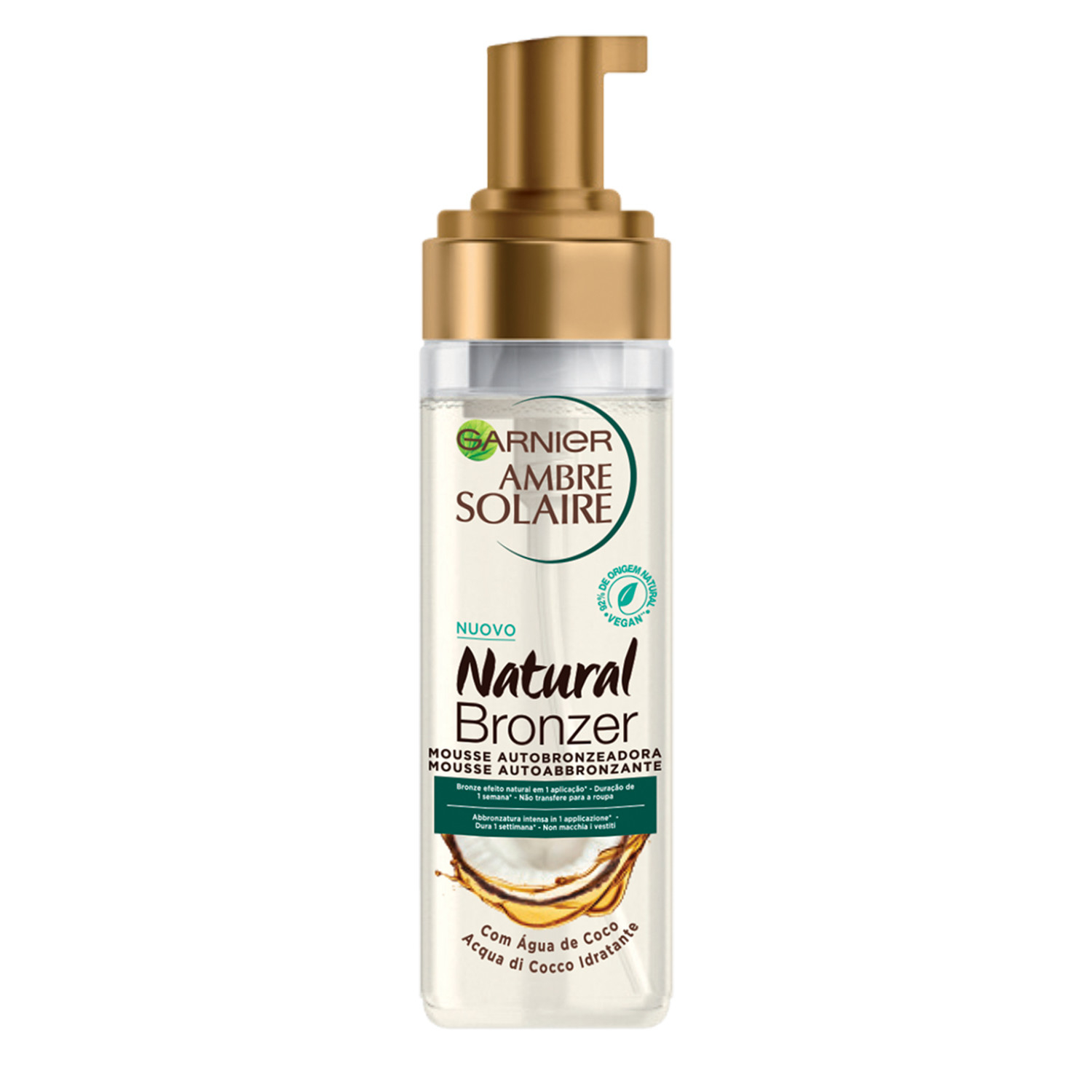 GARNIER AMBRE SOLAIR NATURAL BRONZER MOUSSE AUTOABBRONZANTE 150 ML