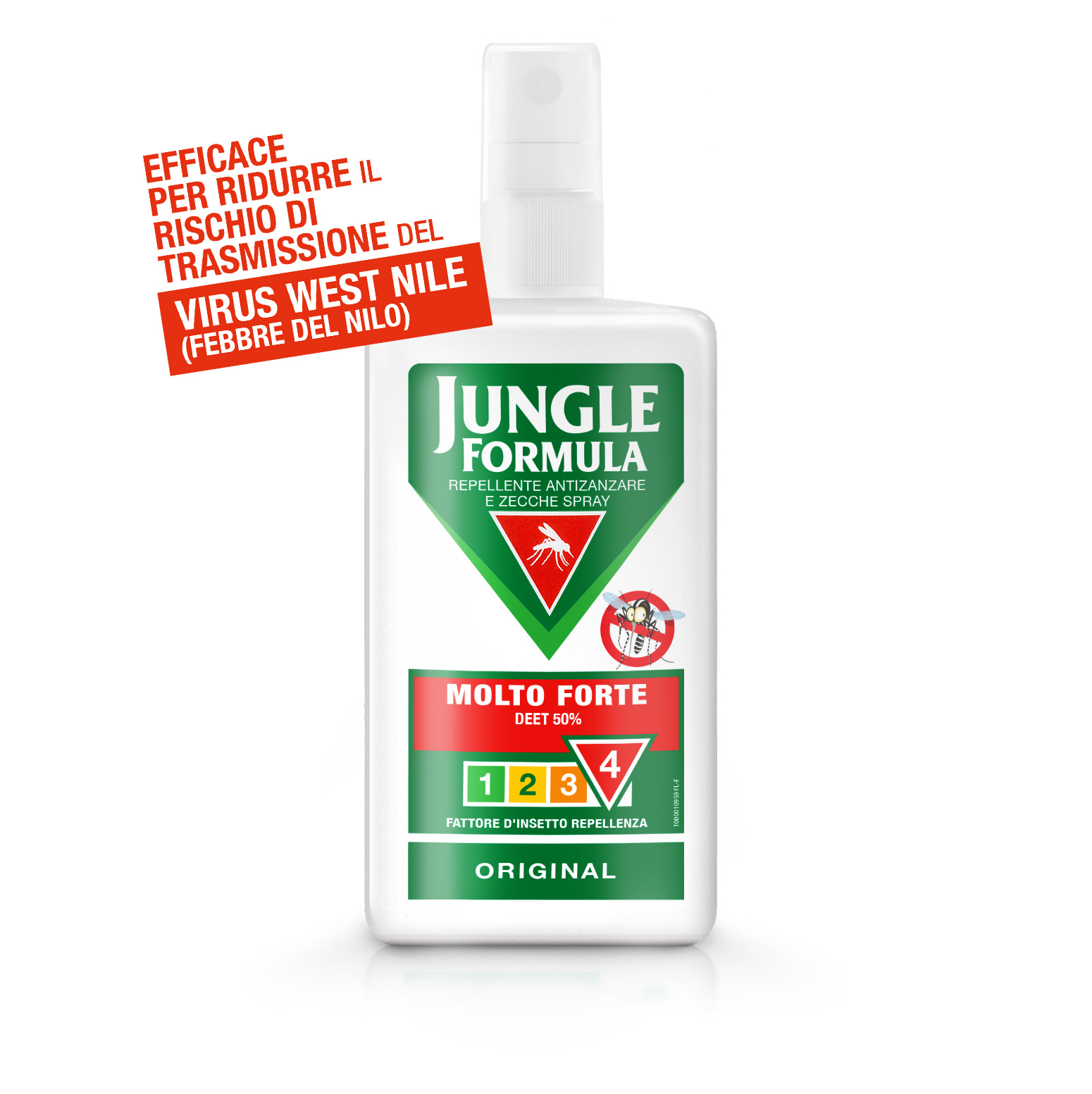 Jungle Formula Molto Forte Spray Original Repellente Antizanzara 75 ml
