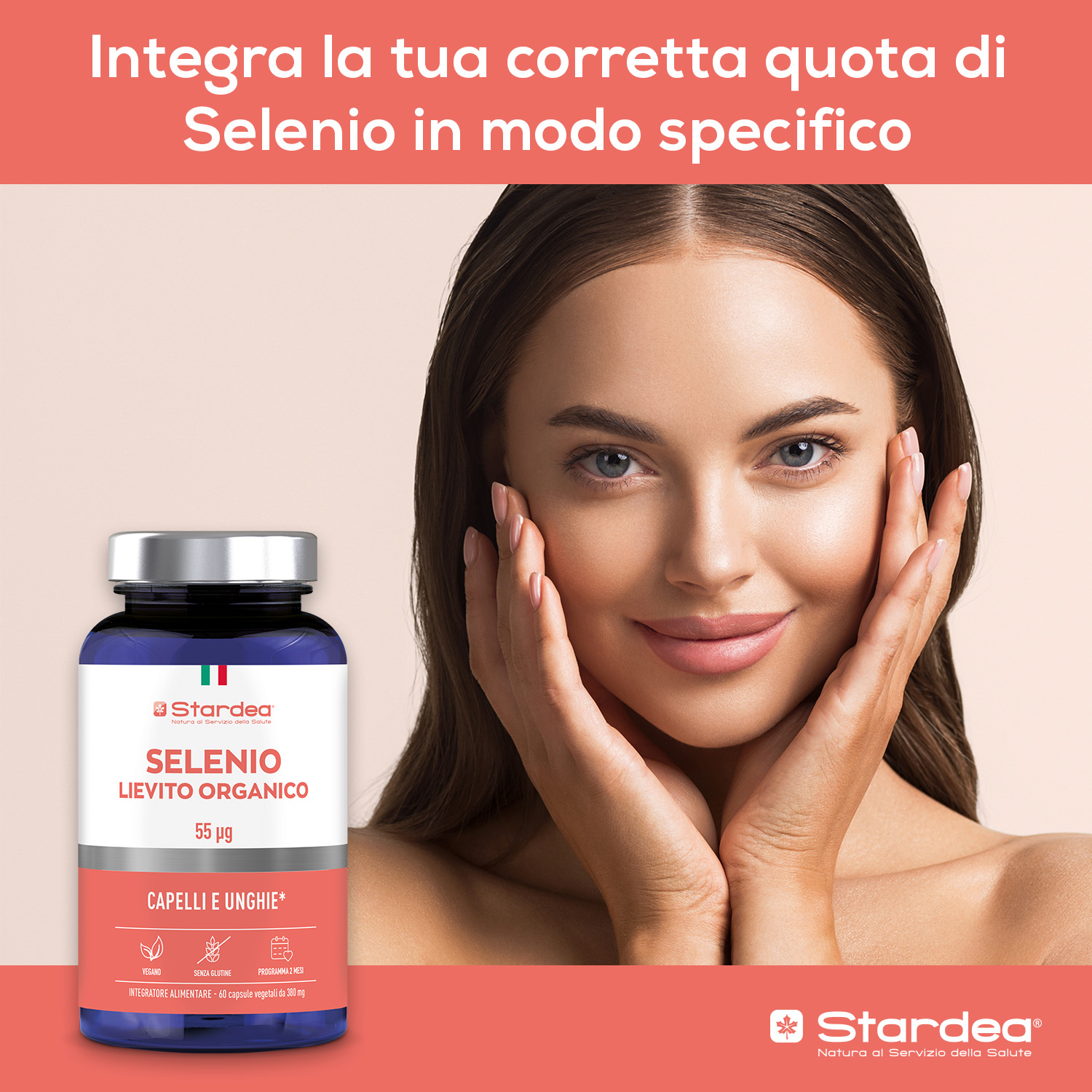 STARDEA SELENIO LIEVITO ORGANICO 55 µg Compresse - INTEGRATORE ALIMENTARE  CAPELLI E UNGHIE