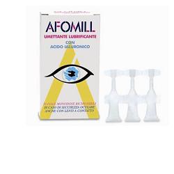 Afomill Umettante Lubrificante con Acido Ialuronico Gocce Oculari 10 Flaconcini da 5 ml
