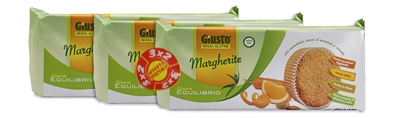 Giusto Senza Glutine Margherite Merendine Con Carote 4 Monoconfezioni