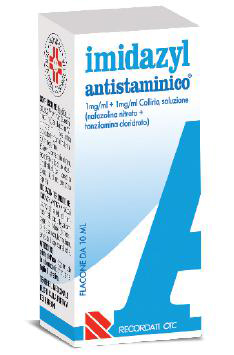 Imidazyl Antistaminico 1 mg/ml Nafazolina nitrato Collirio 10 ml