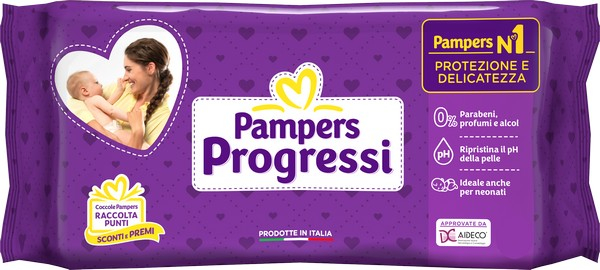 Pampers Salviette Sensitive Aloe 63 Pezzi