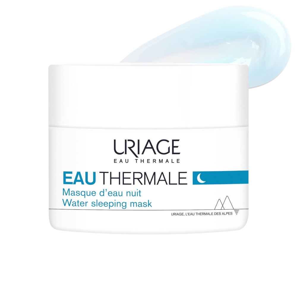 URIAGE EAU THERMALE Maschera notte idratante in gel setoso con ACIDO IALURONICO per una pelle rimpolpata - 50ml
