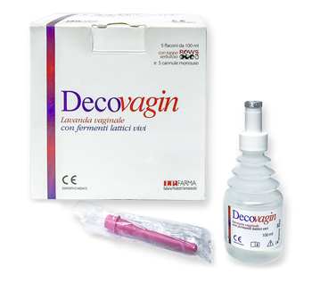 Decovagin Lavanda Vaginale 5 Flaconi + 5 Cannule Monouso