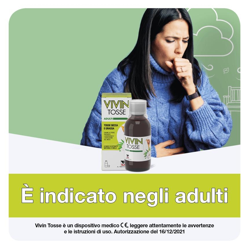 Vivin Tosse Sciroppo Adulti Tosse Secca e Grassa 150 ml 