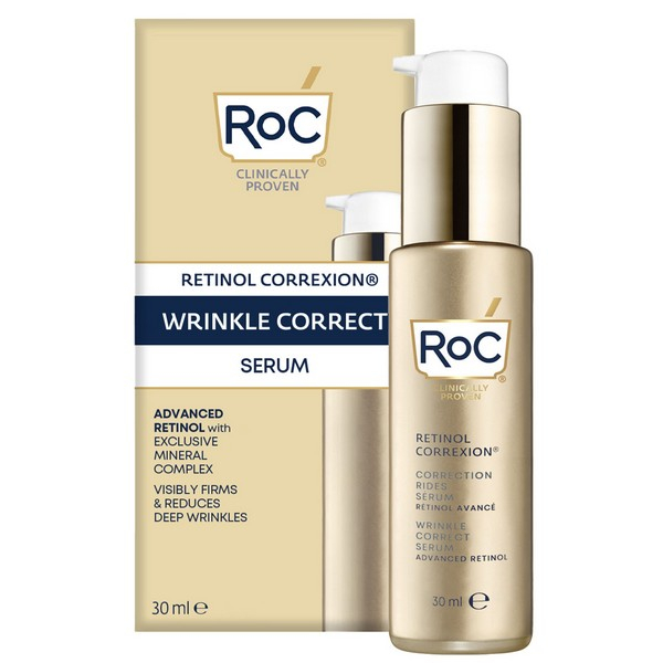 Roc Retinol Correxion Wrinkle Siero Rassodante - Siero antiage per rughe profonde - 30 ml