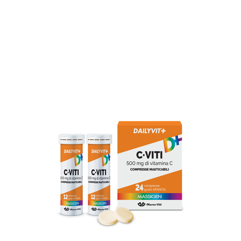 C VITI 24 COMPRESSE MASTICABILI 500mg 