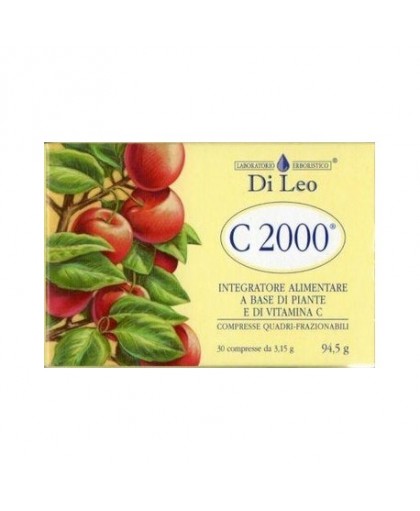 Laboratorio Erboristico Di Leo Vit C 2000 Integratore Alimentare 30 Compresse