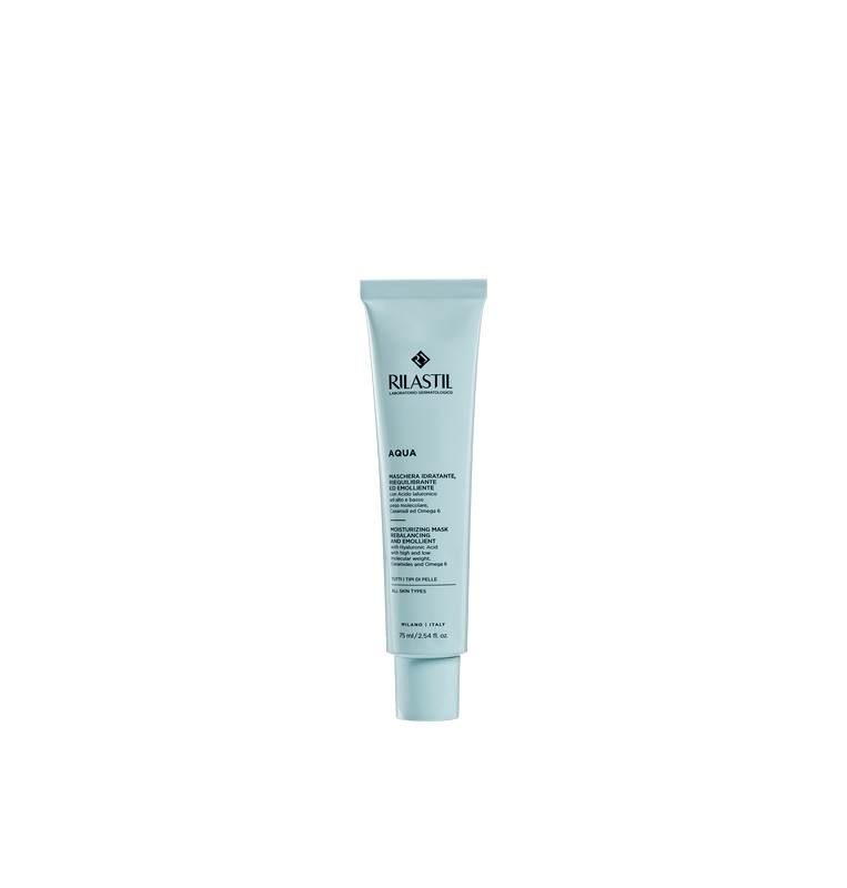 Rilastil Aqua - Maschera Idratante Emulsione Viso - 75 Ml