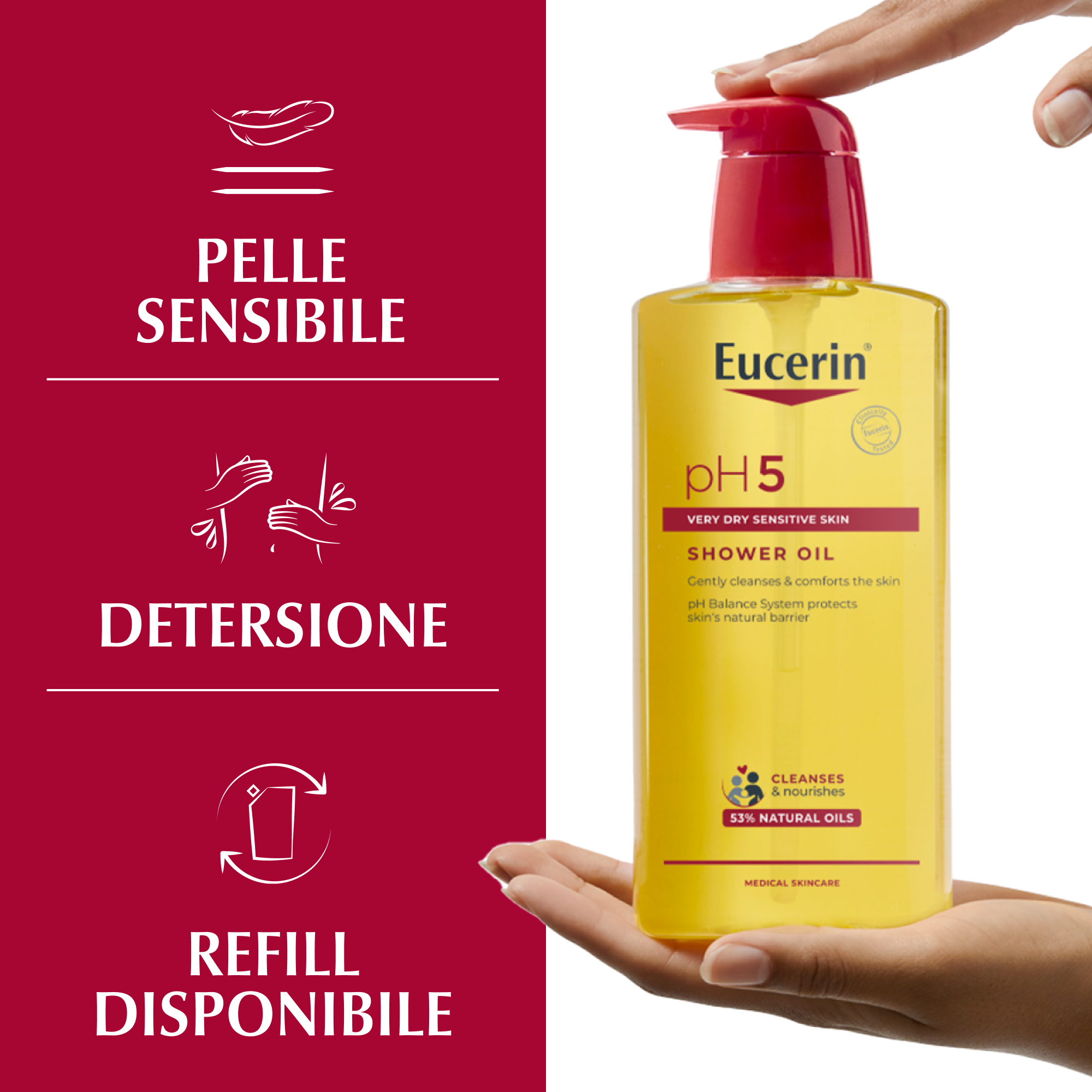 EUCERIN P/SENS OLIO DOCCIA 400