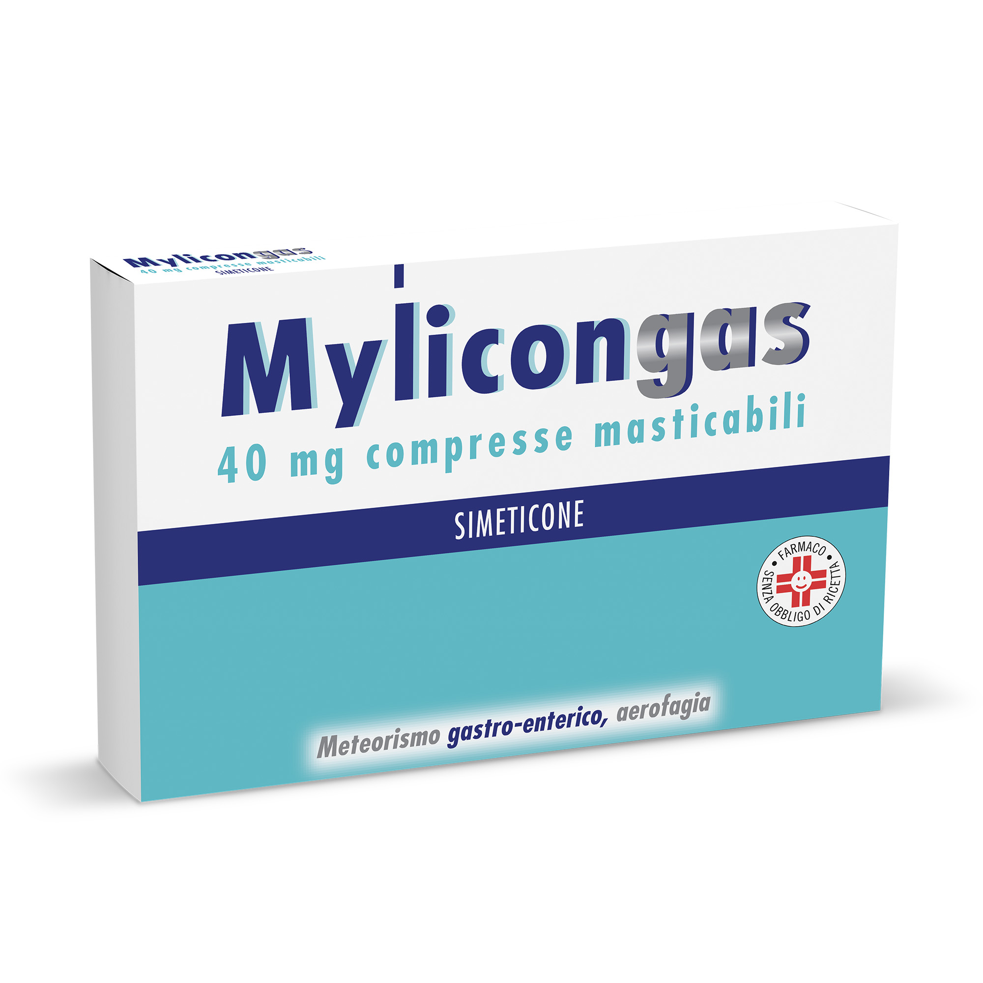 Mylicongas Aerofagia 50 Compresse per Flatulenza Meteorismo Gonfiore addominale