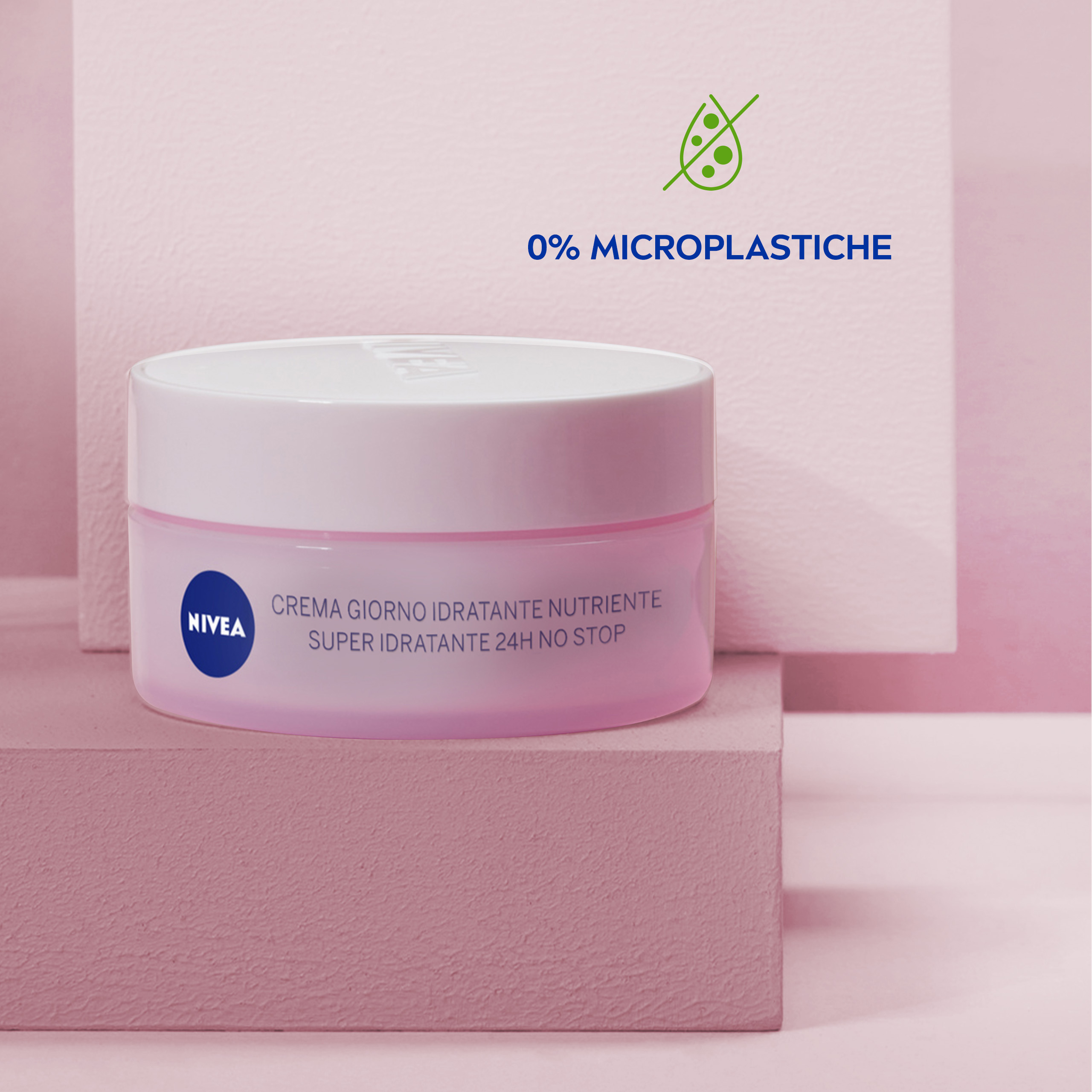 Nivea Crema Giorno Nutriente 24h Idratazione SPF15 50 ml, Crema viso idratante pelle secca