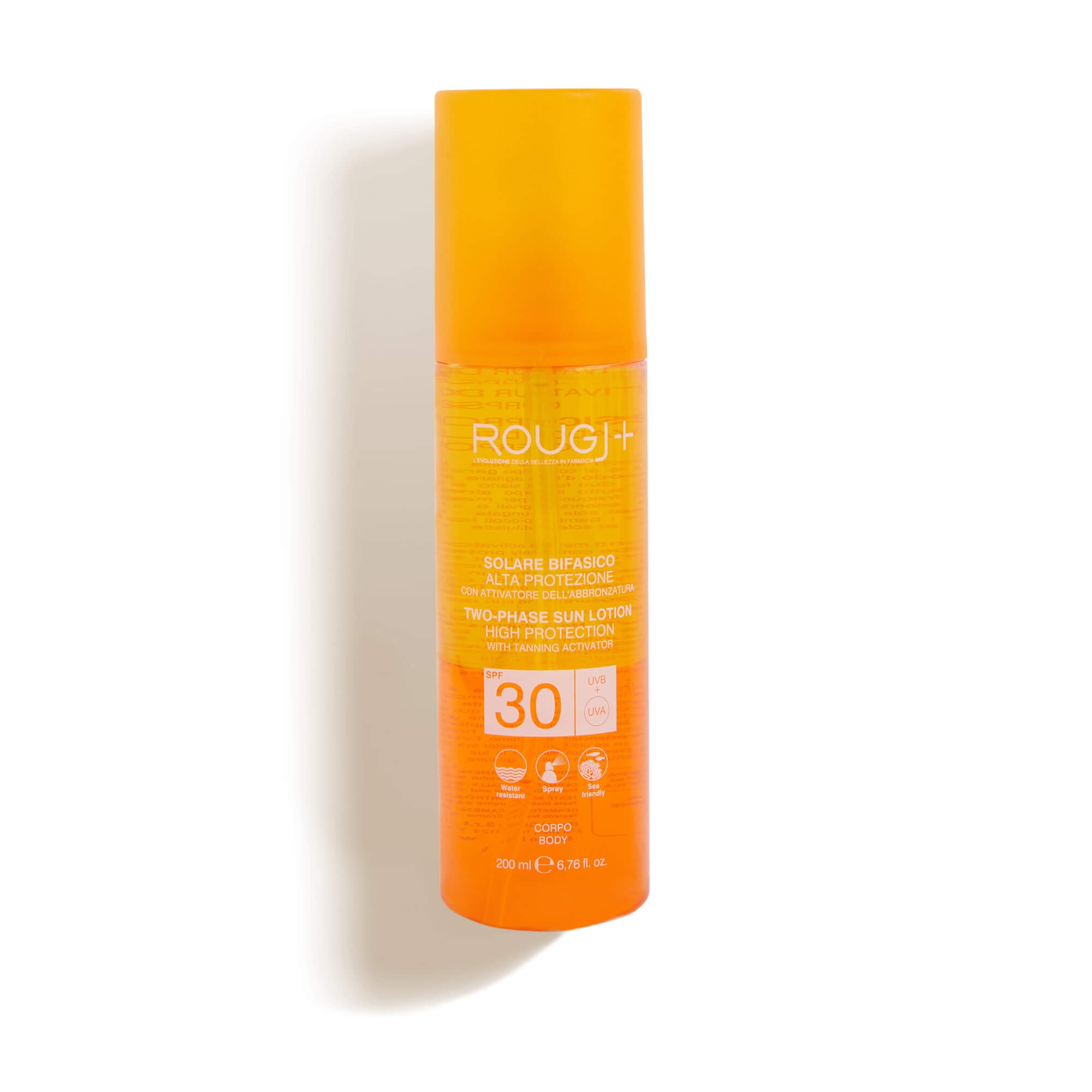 ROUGJ Solare Bifasico con Attivatore di Melanina SPF30 200mL