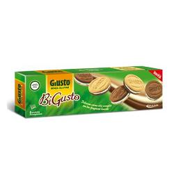 Giusto Senza Glutine BiGusto Biscotti Con Ripieno Alla Vaniglia 130 g