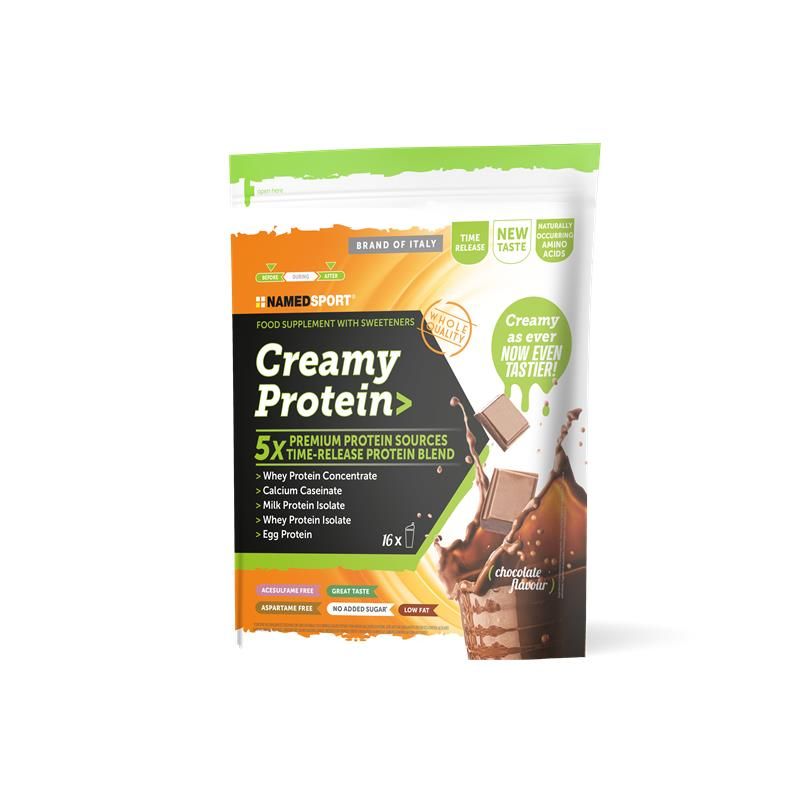 Named Sport Creamy Protein Chocolate Polvere 500 g - Proteine Del Siero Del Latte