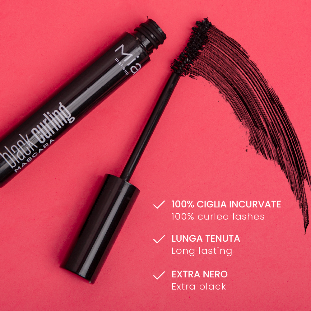 Mia Makeup - Black Curling - Mascara Incurvante