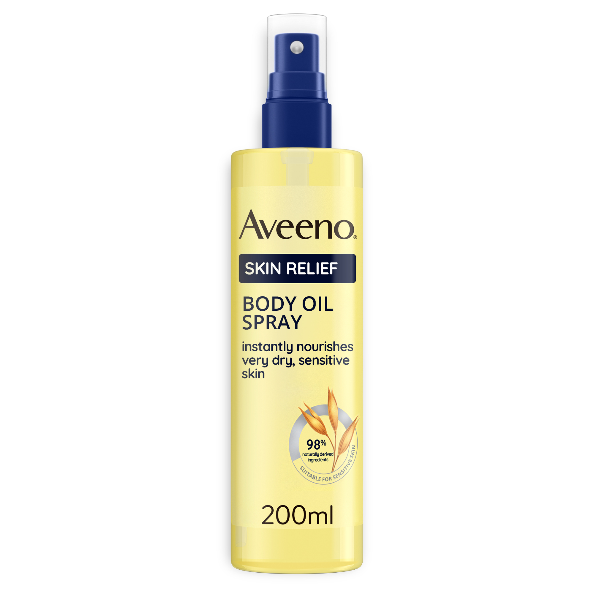 Aveeno Skin Relief Olio Corpo pelle secca dermatologicamente testato con ingredienti naturali 200 ml