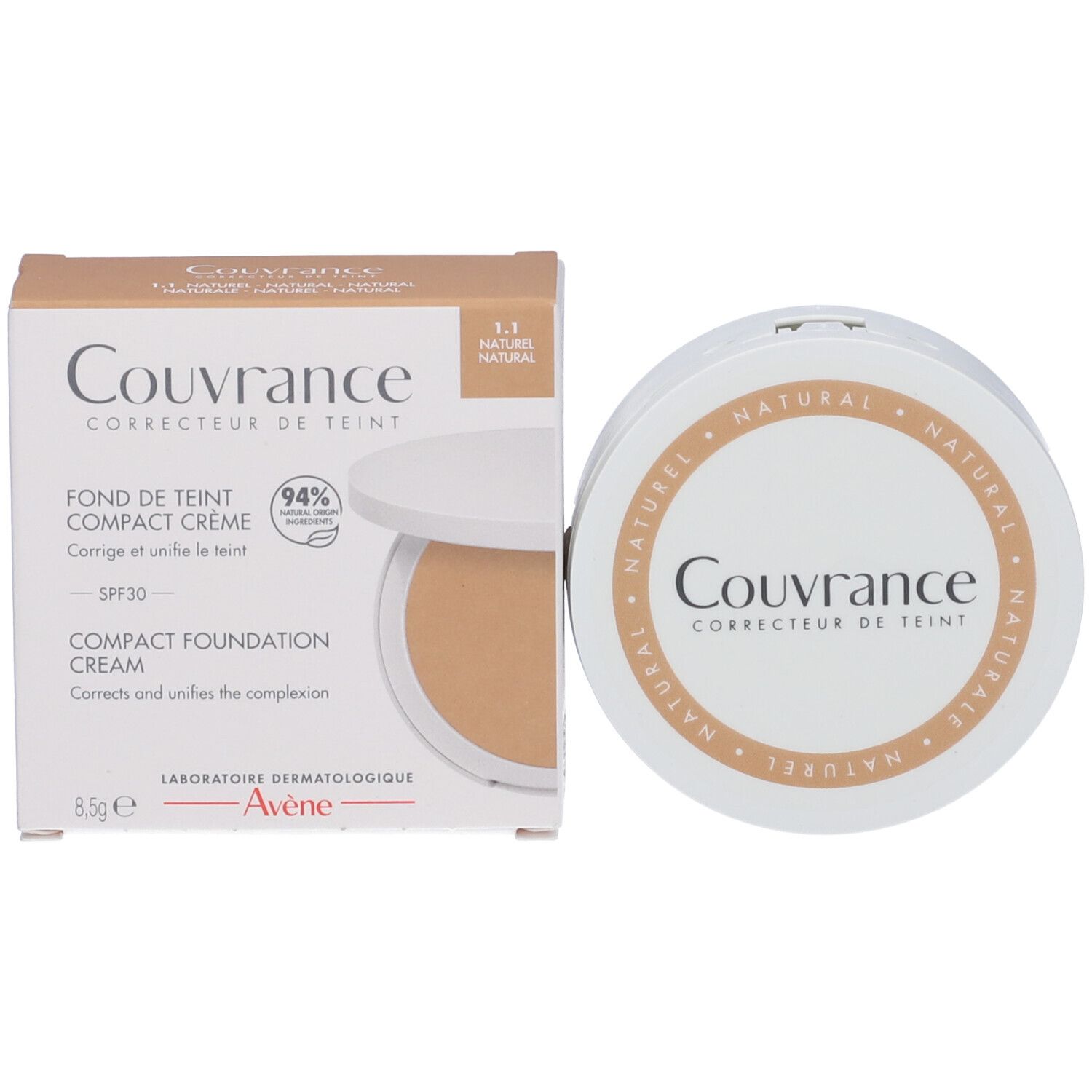 COUVRANCE Fondotinta Comp.Nat.9,5g