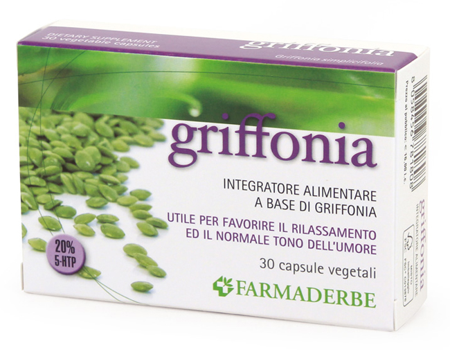 Farmaderbe Griffonia Integratore Benessere Mnetale 30 Capsule