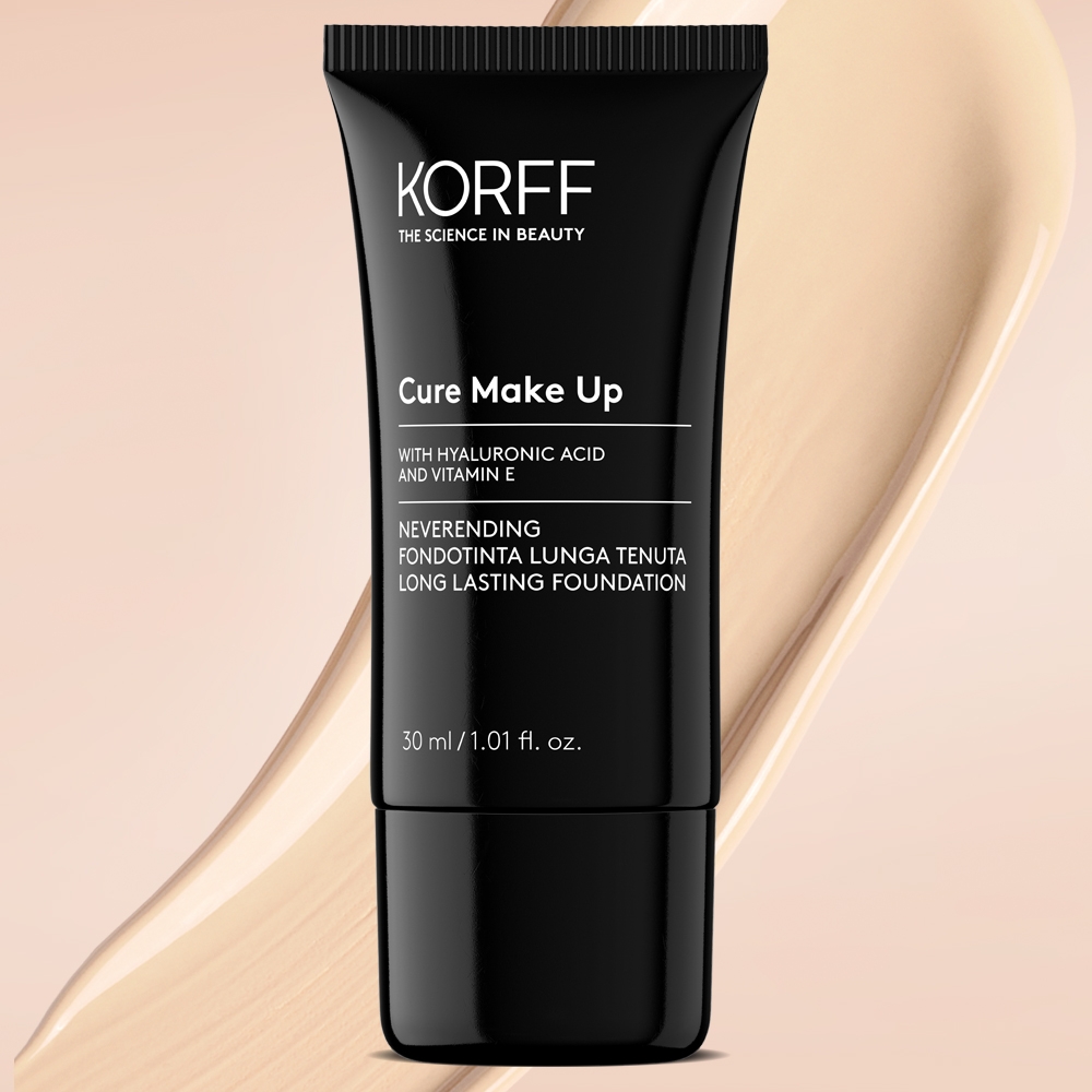 Korff Cure Make Up Fondotinta Idratante Neverending a Lunga Tenuta 01 30 mL