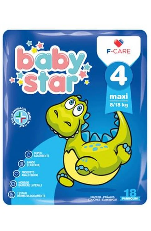 BABYSTAR MAXI PANN 8/18KG 18P