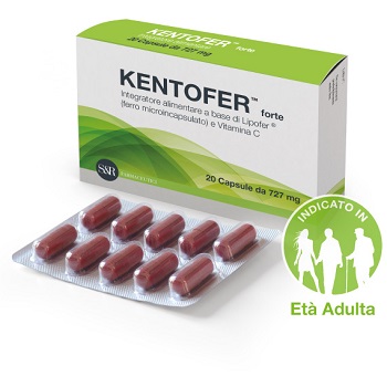 Kentofer Forte Integratore Ferro E Vitamina C 20 Capsule