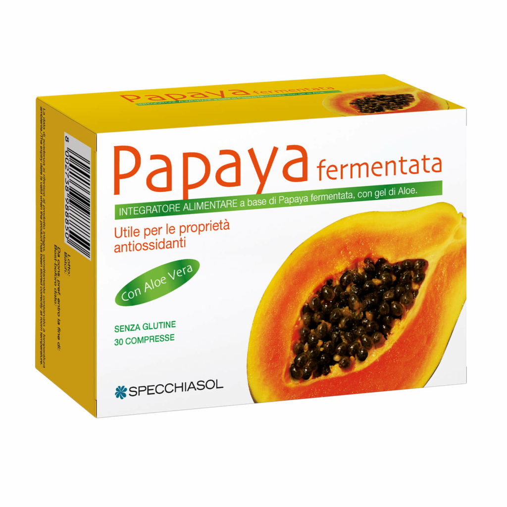 Specchiasol Papaya Fermentata Integratore Antiossidante 30 Compresse