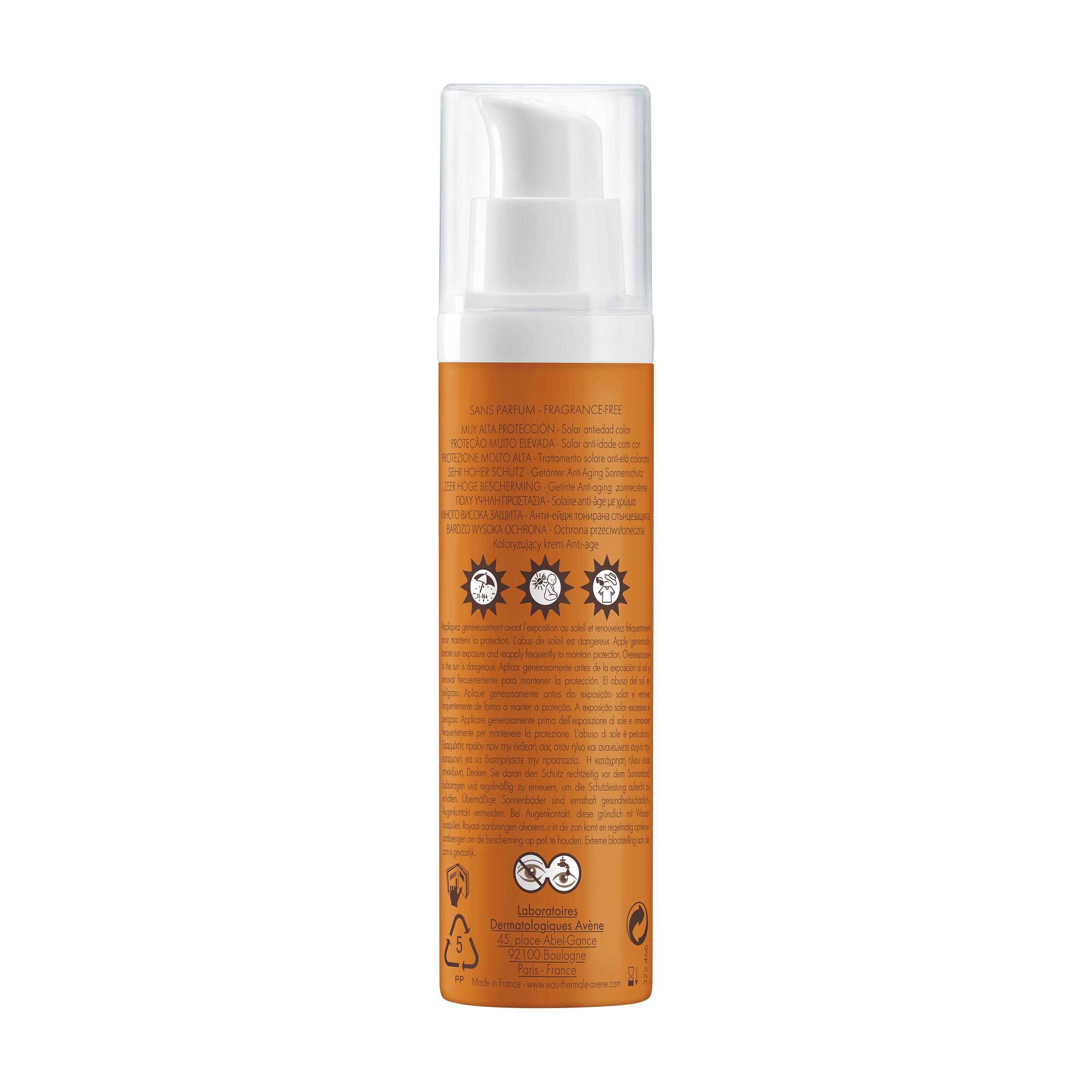Avène - Trattamento Solare Anti-Età SPF50+ Colorato 50 ml