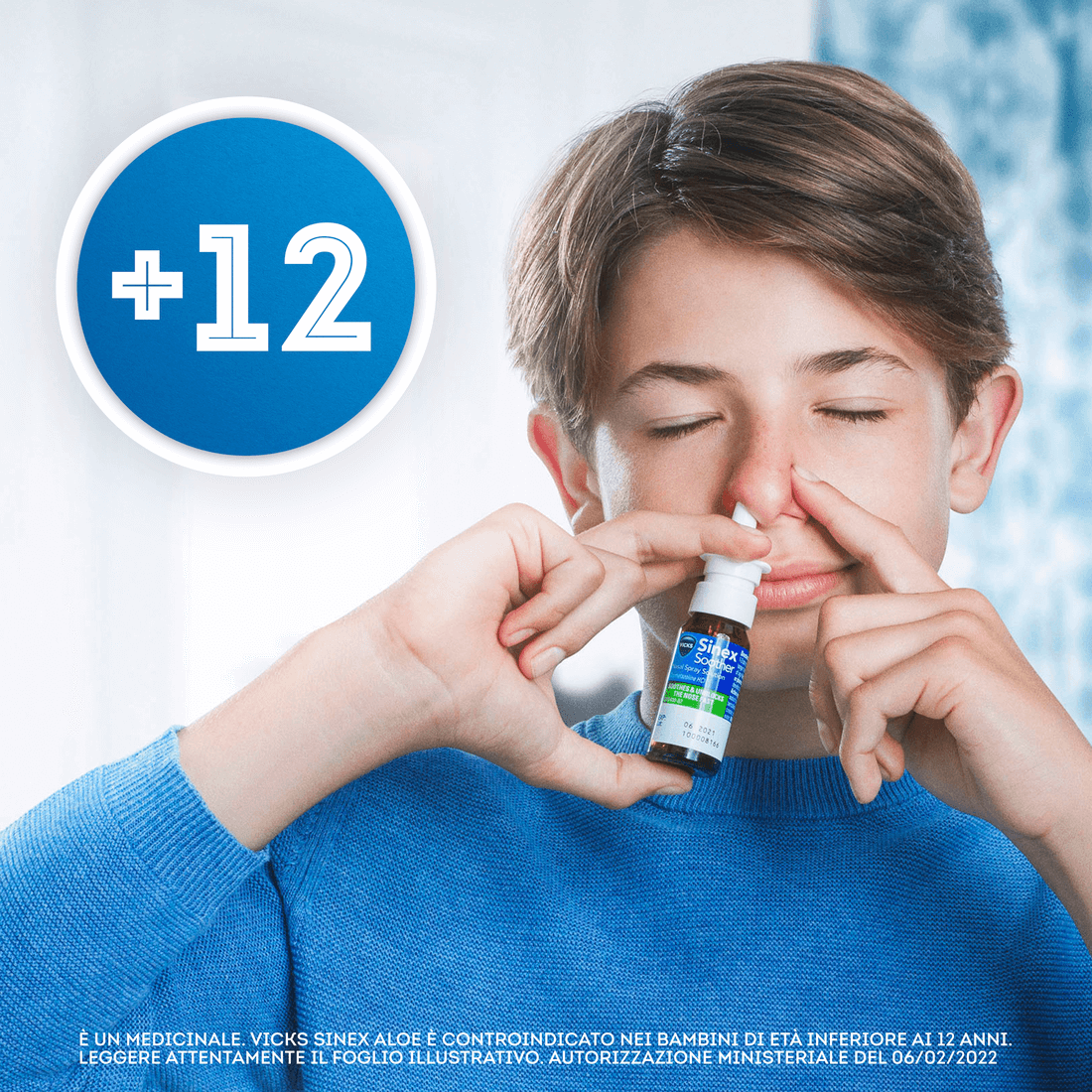 Vicks Sinex Spray Nasale Per Naso Chiuso Con Aloe Vera Flacone Da 15 ml