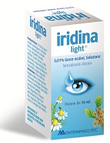 Iridina Light Gocce 0,01% Benzalconio cloruro Collirio 10 ml