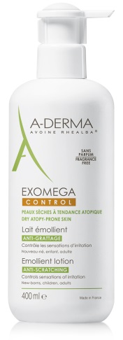 A-DERMA EXOMEGA CONTROL Latte Emolliente Anti Grattage 400mL