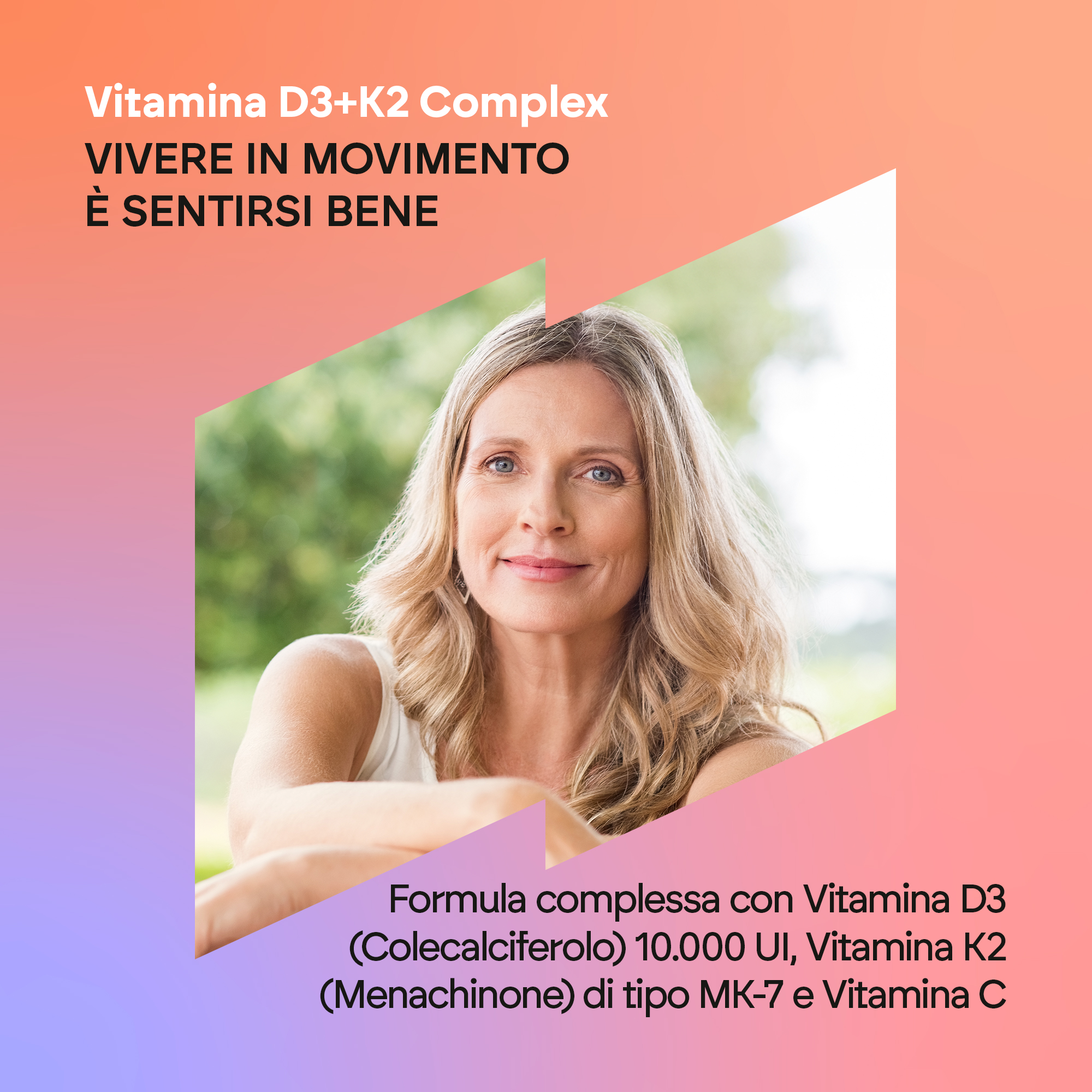 Nutralie Vitamina D3+K2 Complex 60 Softgel - Integratore Per Stanchezza E Affaticamento