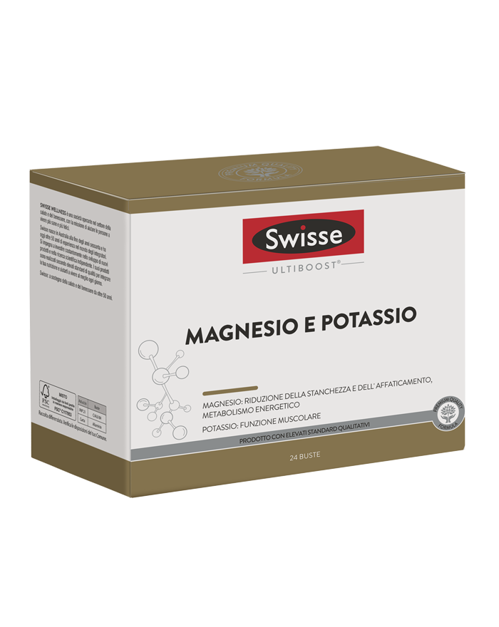 Swisse Integratore Magnesio e Potassio 24Bustine
