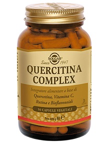 Solgar Quercitina Complex Integratore Difese Immunitarie 50 Capsule