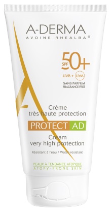 A-Derma Protect AD Crema Solare Viso SPF 50+ Pelle Tendenza Atopica Tubo 150 ml
