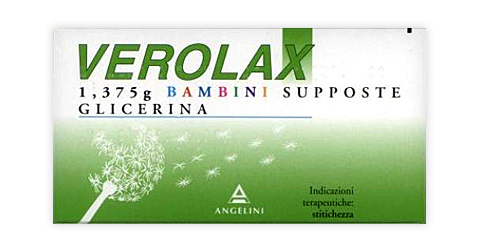 Verolax Bambini 1,375 gr Glicerina Stitichezza 18 Supposte