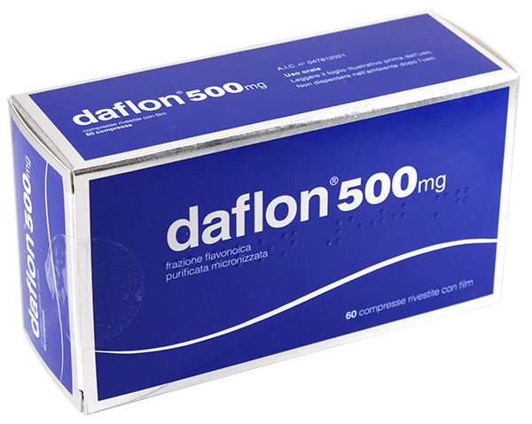 DAFLON*60CPR RIV 500MG